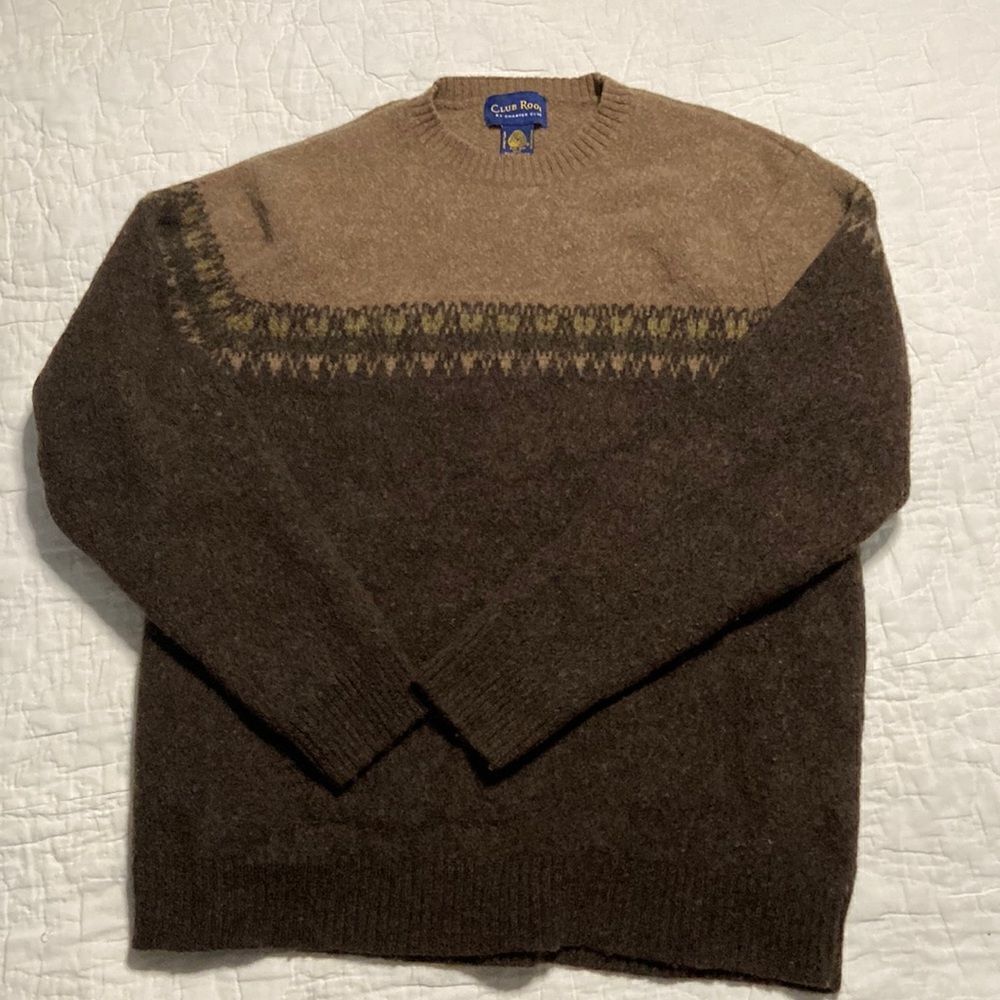 Club Room by Charter Club 100% Lambswool Sweater size XL